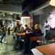 The lounge area at Grids Akihabara.